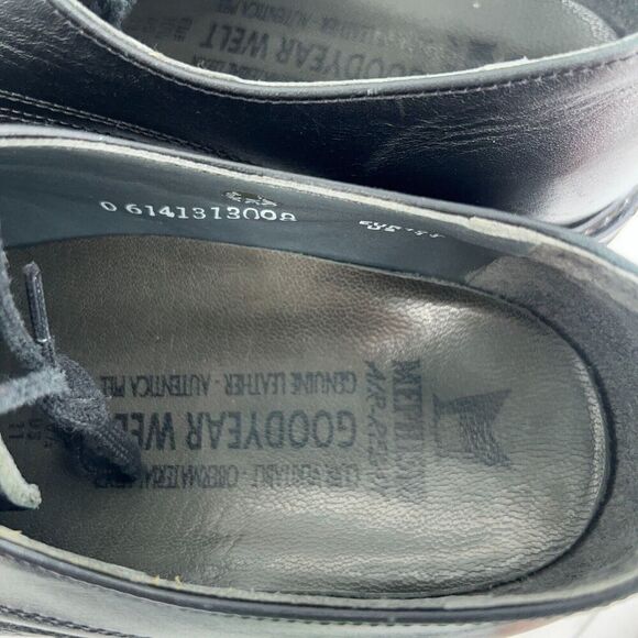 Mephisto France Men's Melchior Oxford Size 11 Cap Toe Black Aniline Leather - Picture 10 of 12